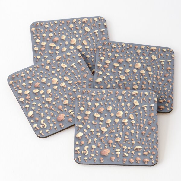 Item preview, Party Mushroom Pattern Textile designed and sold by LILKWORLD.