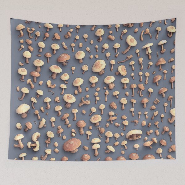 Item preview, Party Mushroom Pattern Textile designed and sold by LILKWORLD.