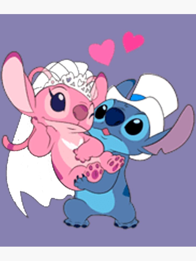 stitch and angel | Poster