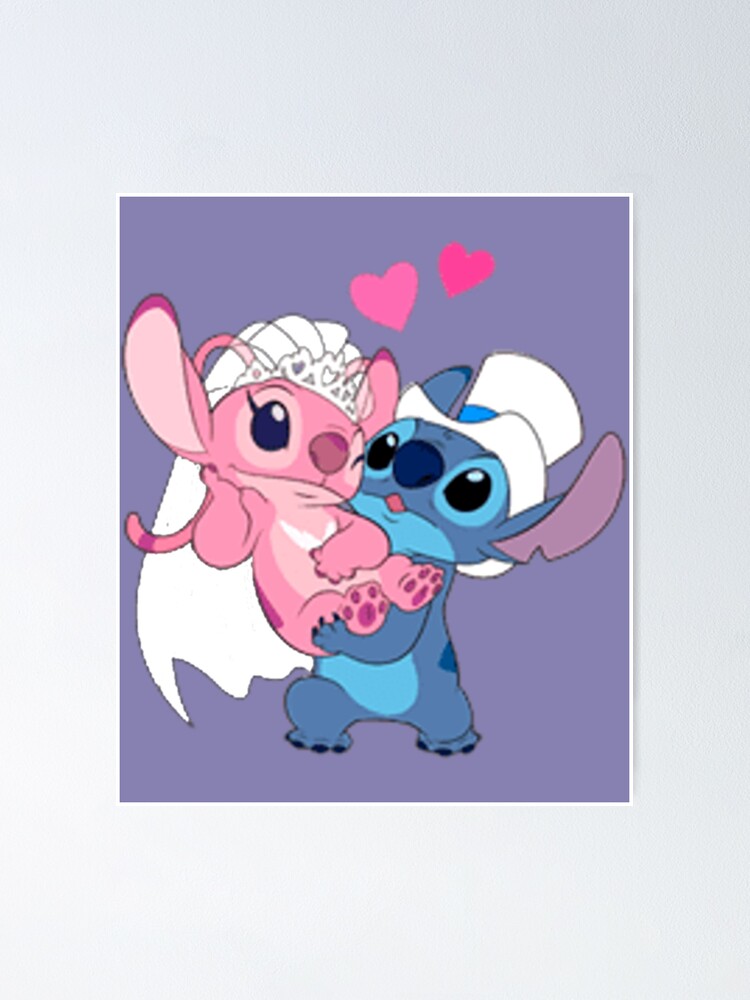 stitch and angel  Poster for Sale by JaxtonBosch