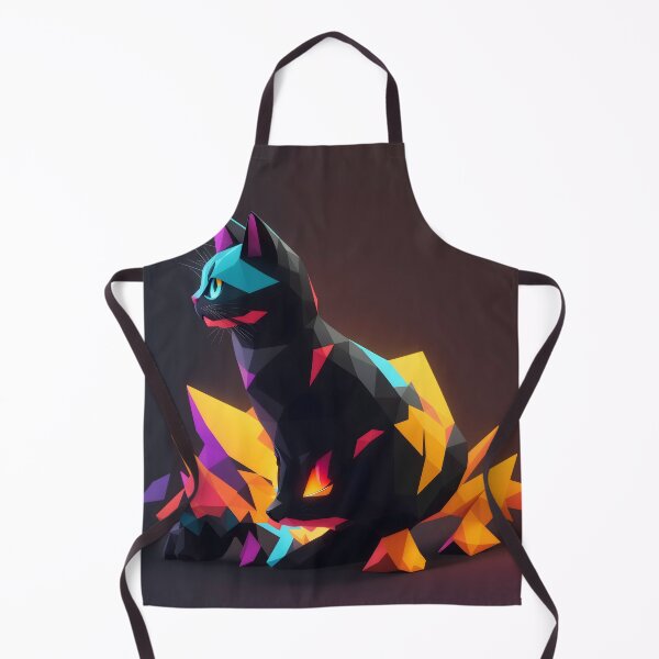 Item preview, 3D Vector Silhouette Cat: A Contemporary Twist on Feline Charm designed and sold by Blekarn.