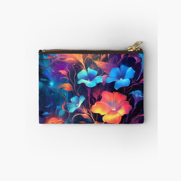 Item preview, Glowing hibiscus and garden painting 7 designed and sold by Art by Lilia.