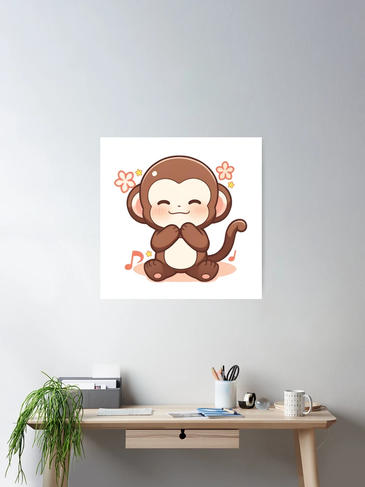 Cute Monkey Number 03