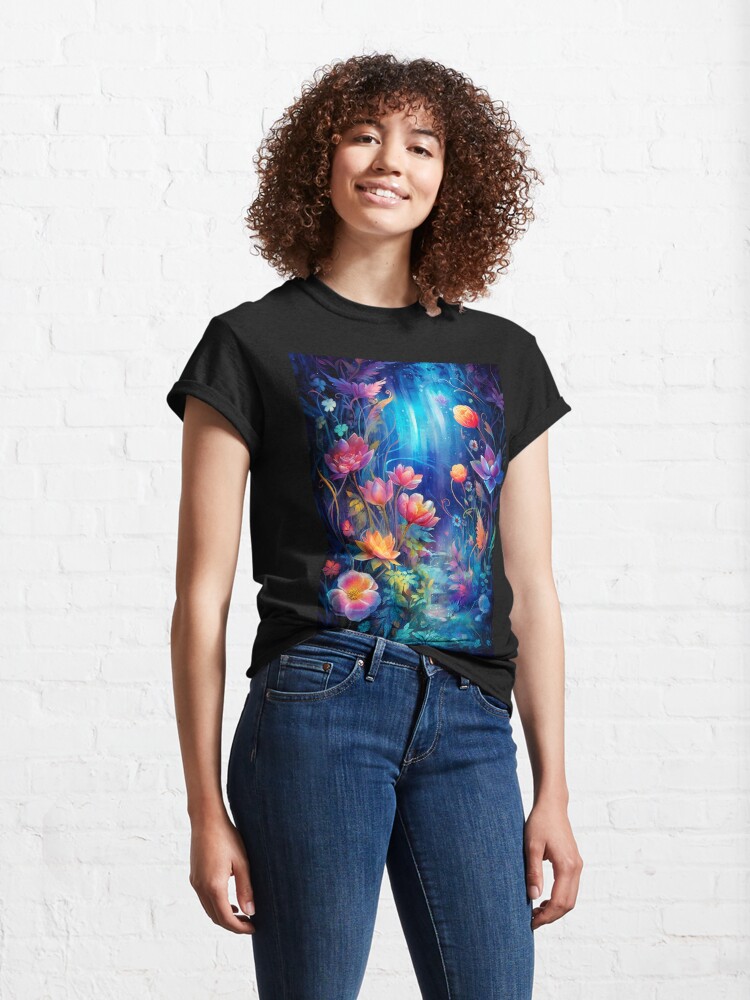 Discover Glowing hibiscus T-Shirt