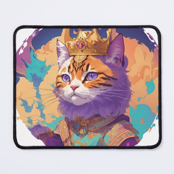 Item preview, King Cat - Majestic Feline Royalty Reigns designed and sold by DimHel2.
