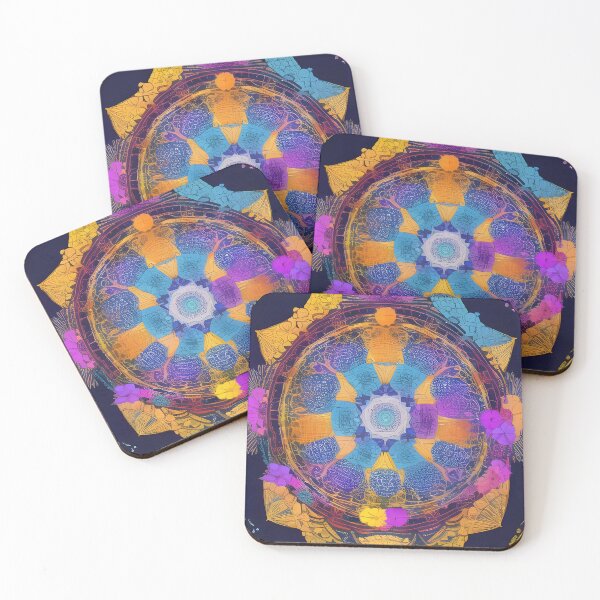 Item preview, Painted Mandala Circle Art 20 by MMA designed and sold by spacemandala.