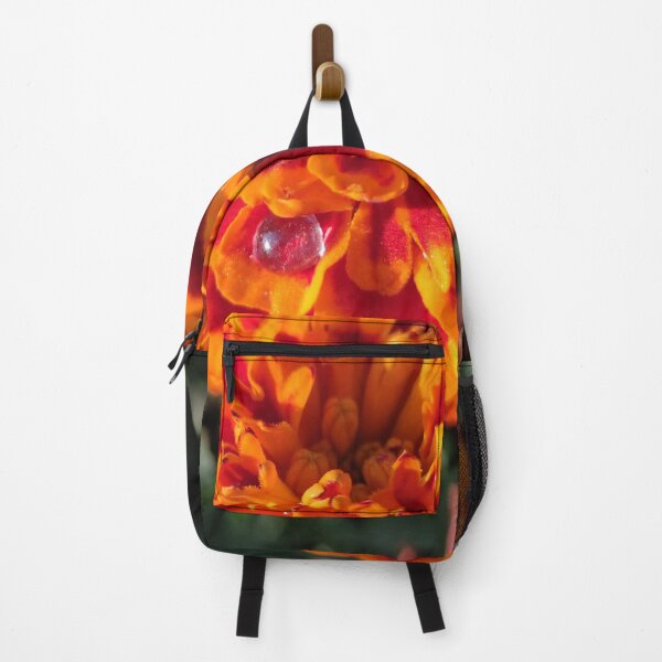 Item preview, Last blooming marigold with a drop of dew designed and sold by tshuki.