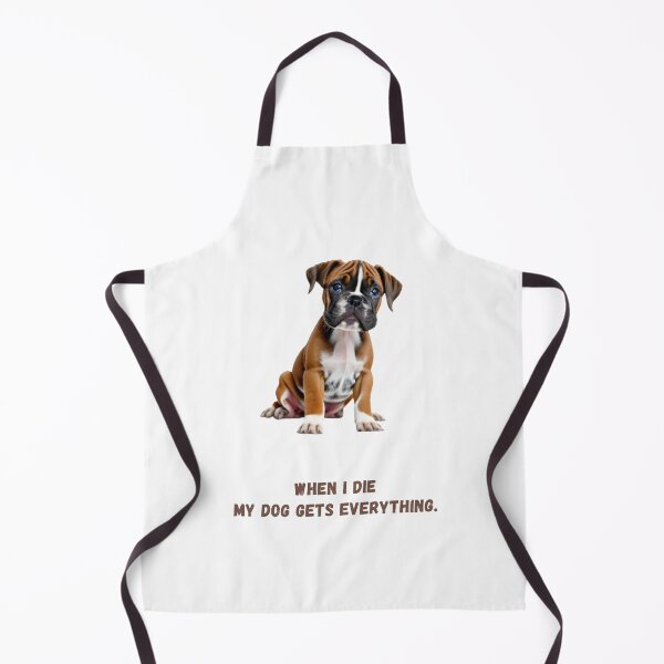 Aperçu de l'œuvre Quand je meurs, mon chien obtient tout - Boxer créée et vendue par c1-dpc-rb.