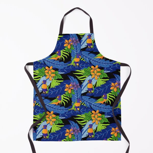 Item preview, Tropical Rainbow Lorikeets Bird Pattern designed and sold by HotHibiscus.