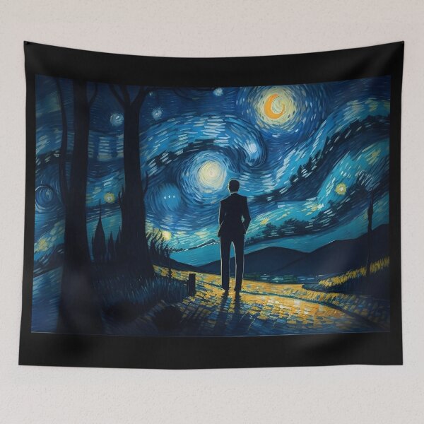 Item preview, Mindscape of Cosmos - Van Gogh Style designed and sold by Cuddleblossom.