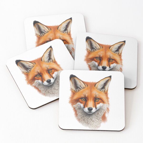 Item preview, Majestic Charm: Captivating Fox Portrait designed and sold by WildSpiritPaint.