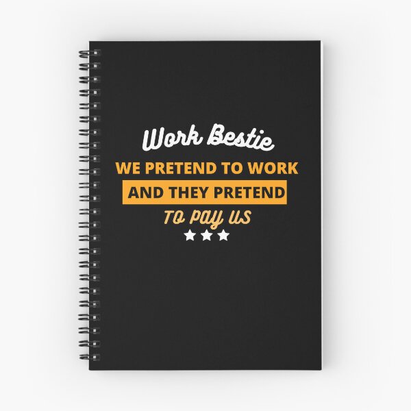 Item preview, Work Bestie Funny Coworker Quote designed and sold by sleekartist.