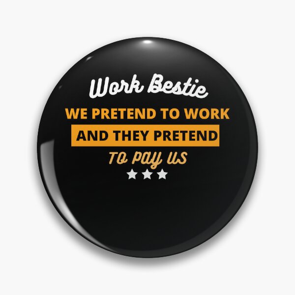 Item preview, Work Bestie Funny Coworker Quote designed and sold by sleekartist.