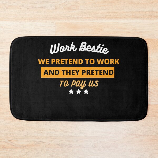 Item preview, Work Bestie Funny Coworker Quote designed and sold by sleekartist.