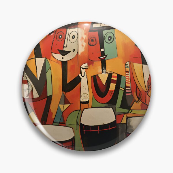 Item preview, Tribals Playing Drums - Rhythmic Cultural Celebration designed and sold by SmahiCreations.