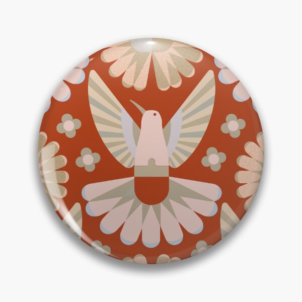 Item preview, Hummingbird Graphic - original [browny red] designed and sold by Carina Parry Studios.