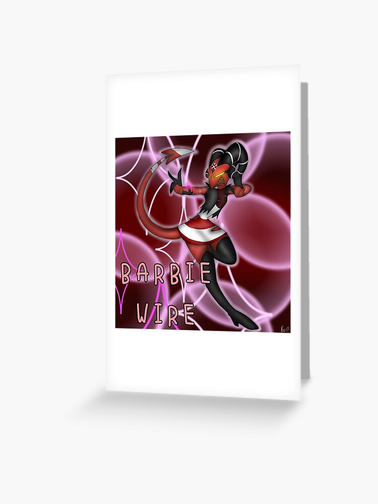 Barbie Wire On the job Greeting Card