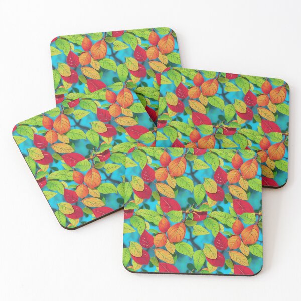 Aperçu de l'œuvre Colorful Japanese Cherry Tree Leaves Pattern créée et vendue par kiyaansh16.