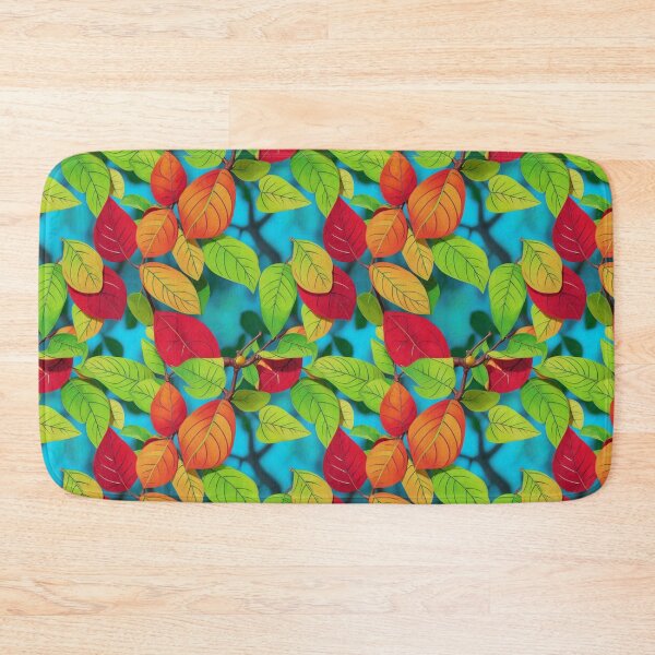 Item preview, Colorful Japanese Cherry Tree Leaves Pattern designed and sold by kiyaansh16.