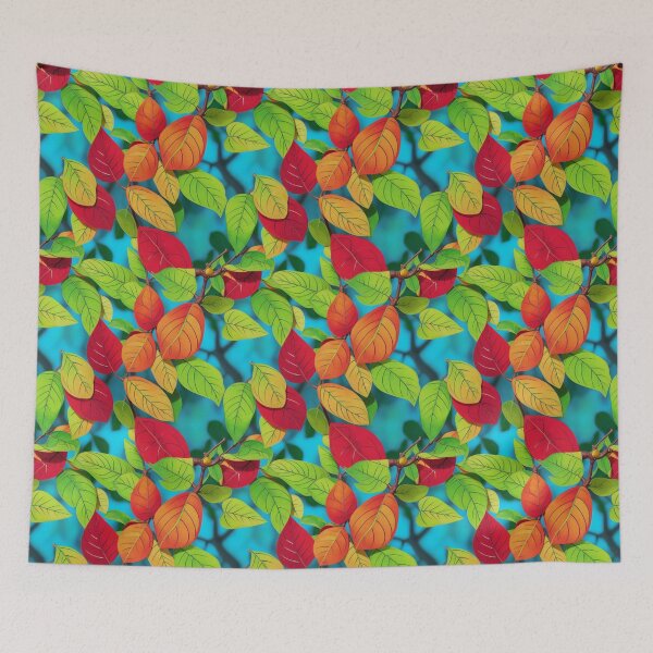 Item preview, Colorful Japanese Cherry Tree Leaves Pattern designed and sold by kiyaansh16.