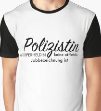 policewoman Graphic T-Shirt