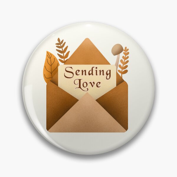 Item preview, Sending love Mail letter cottagecore and hygge sticker by DozyJov designed and sold by DozyJov.