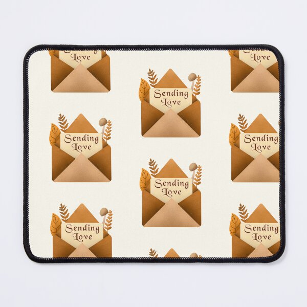 Item preview, Sending love Mail letter cottagecore and hygge sticker by DozyJov designed and sold by DozyJov.