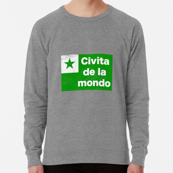 Esperanto - Civita De La Mondo Lightweight Sweatshirt