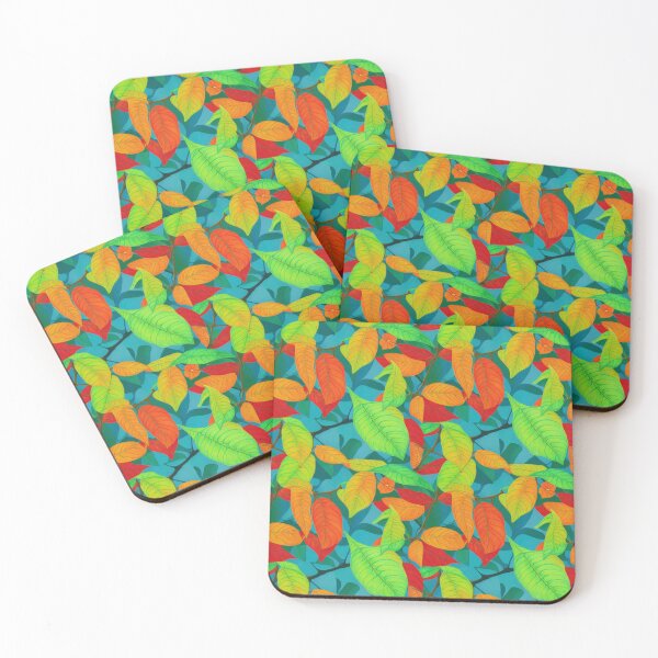 Aperçu de l'œuvre Colorful Japanese Cherry Tree Leaves Pattern créée et vendue par kiyaansh16.