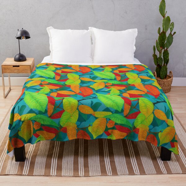 Item preview, Colorful Japanese Cherry Tree Leaves Pattern designed and sold by kiyaansh16.