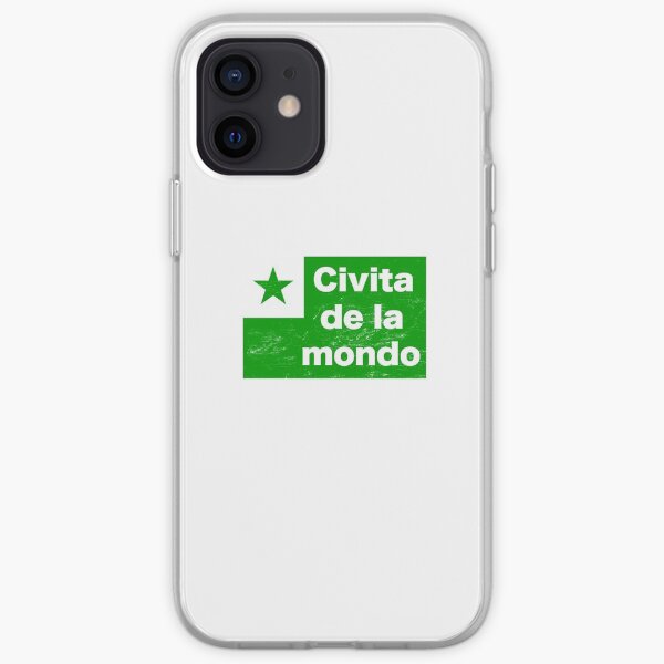 Esperanto - Civita De La Mondo iPhone Soft Case