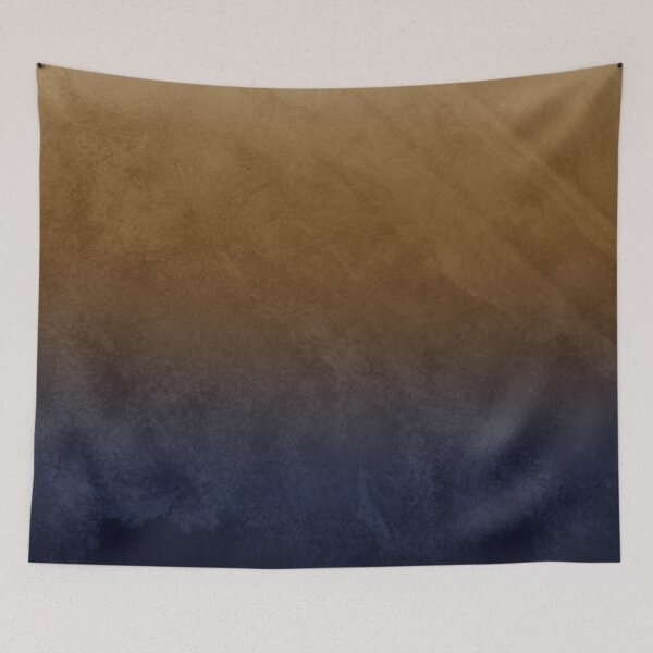 Item preview, Dark Blue Golden Brown Ombre Grunge Abstract designed and sold by jocelynsart.