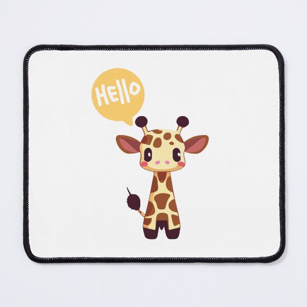 Item preview, Cute Giraffe 4 hello designed and sold by HarshBrown.