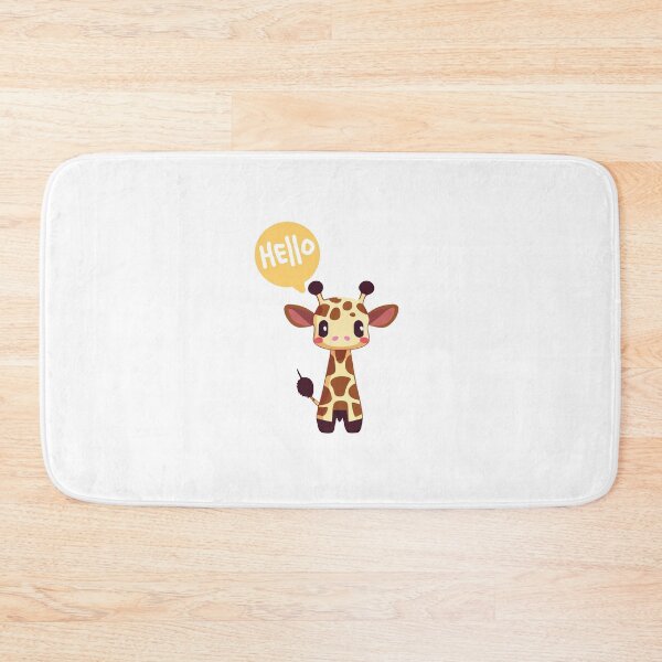 Item preview, Cute Giraffe 4 hello designed and sold by HarshBrown.
