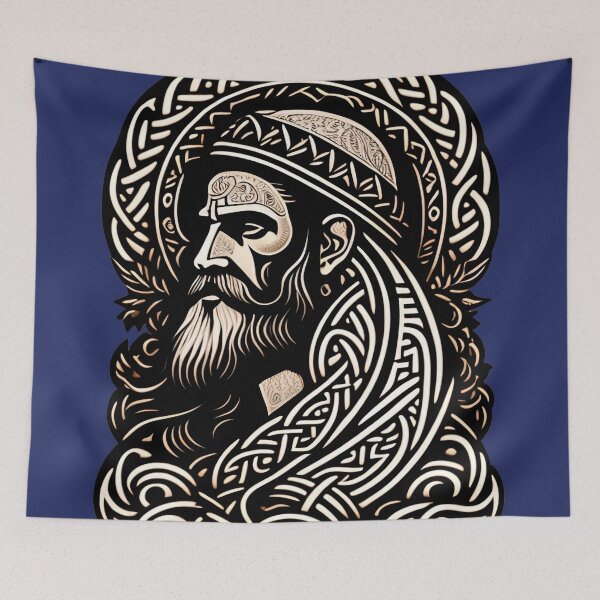 Item preview, Monochrome celtic illustration. designed and sold by LoboJC.