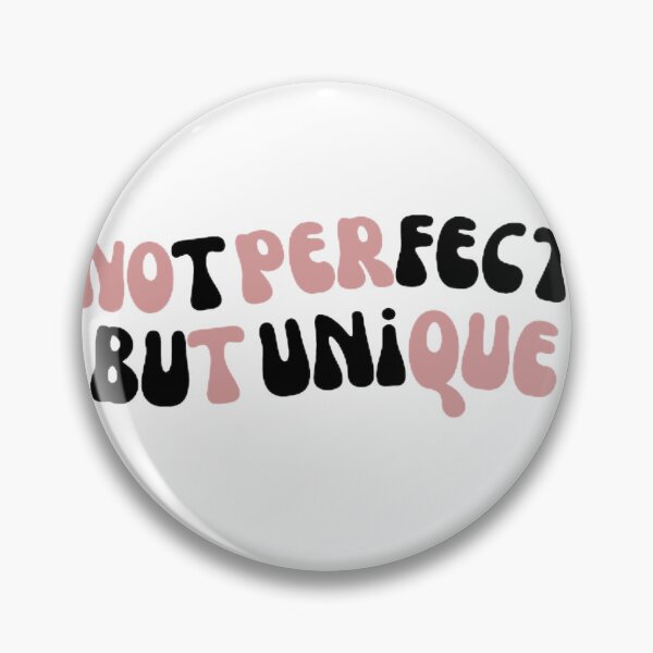 Item preview, not perfect motivational retro saying designed and sold by AestHenni17.