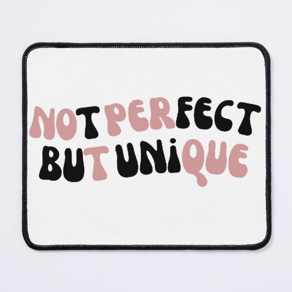 Item preview, not perfect motivational retro saying designed and sold by AestHenni17.