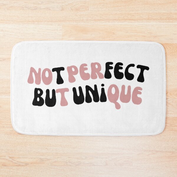 Item preview, not perfect motivational retro saying designed and sold by AestHenni17.