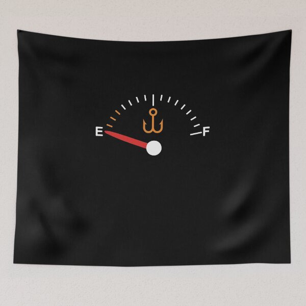Item preview, Running On Empty - Fishing designed and sold by theredteacup.