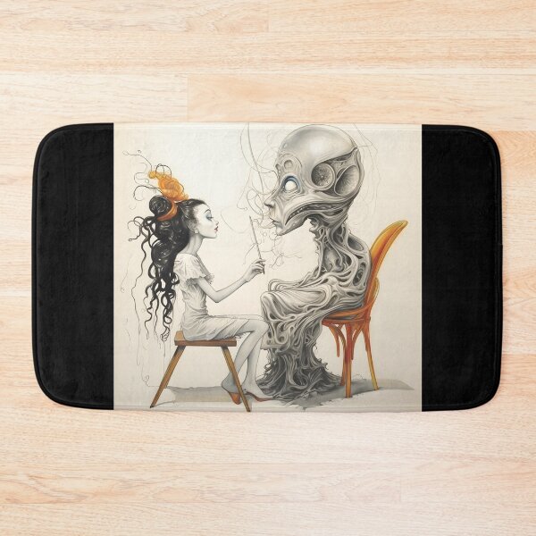 Item preview, Cosmic Connection: A Surreal Pencil Illustration designed and sold by Art-dios.