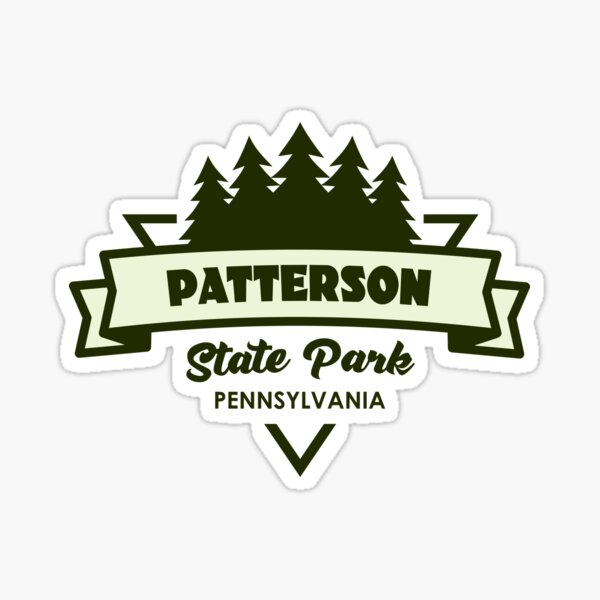 Item preview, Patterson State Park Pennsylvania Trees And Ribbon designed and sold by bivenart.