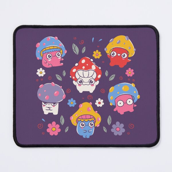 Item preview, Cute But Psychedelic Mushrooms Purple by Tobe Fonseca designed and sold by Tobe Fonseca®.