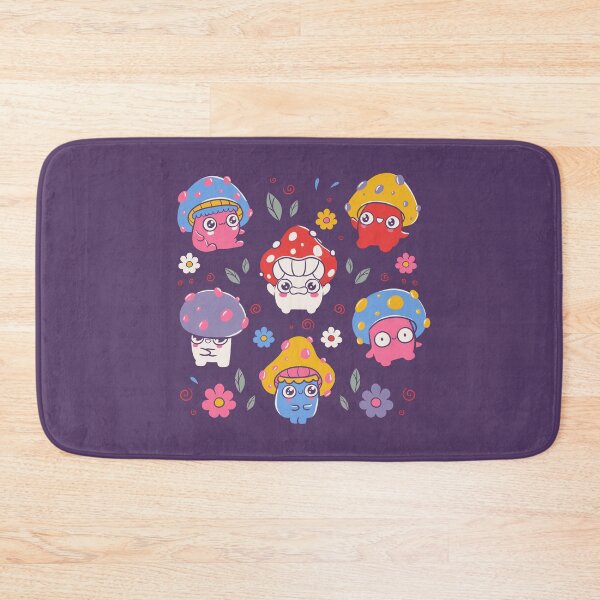 Item preview, Cute But Psychedelic Mushrooms Purple by Tobe Fonseca designed and sold by Tobe Fonseca®.