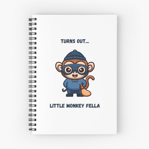 Item preview, Turns out... little monkey fella - bank robber designed and sold by CryptoMemesRB.