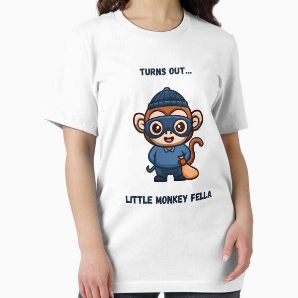 Item preview, Turns out... little monkey fella - bank robber designed and sold by CryptoMemesRB.