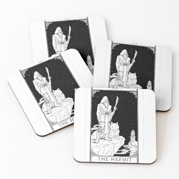 Item preview, Carrow's Tarot - The Hermit designed and sold by CarrowBrown.