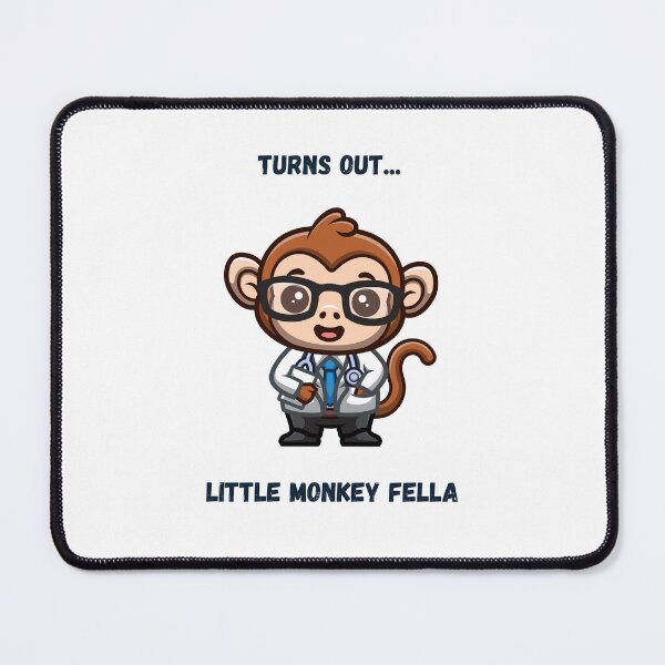 Item preview, Turns out... little monkey fella - cheap / chimp doctor designed and sold by CryptoMemesRB.