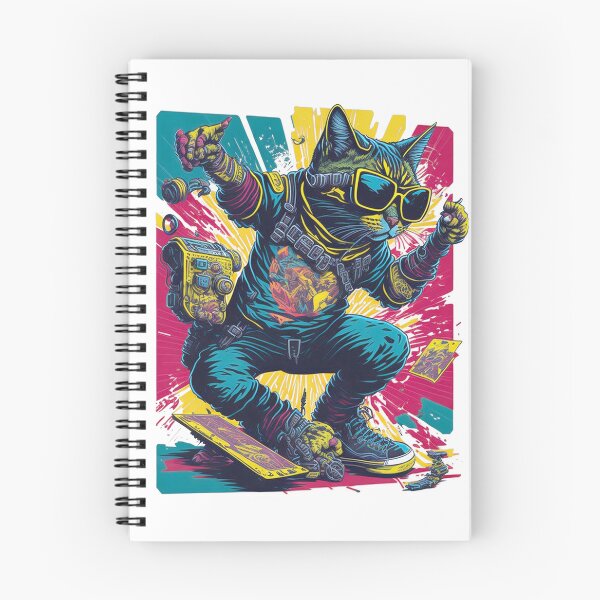 Item preview, Colorful Graffiti Cat Playing Cards With Wearing Sun-Glass designed and sold by Uday24.