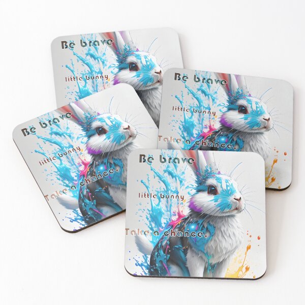 Item preview, colorful rabbit designed and sold by vasanthrajark.