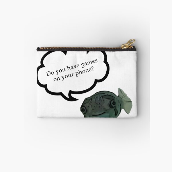 Item preview, Do you have games on your phone? (Smiling Pufferfish meme) designed and sold by The Pathfinders.